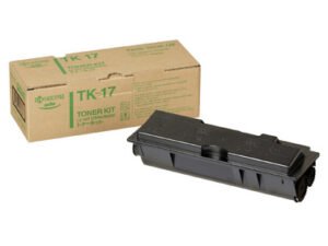 De KYOCERA TK17 tonercartridge zwart biedt een standaard capaciteit van 6.000 pagina’s en levert betrouwbare afdrukkwaliteit voor diverse Kyocera-, Copystar-