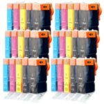 De spaarset 30 patronen XL comp is een voordelig alternatief voor Canon PGI520 en CLI521 cartridges, geschikt voor diverse Canon