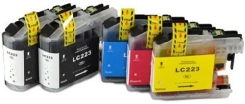 De Spaarset LC223 inktcartridge biedt een voordelige en betrouwbare oplossing met 2x zwart, 1x blauw, geel en rood. Deze set