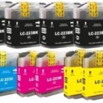 De Spaarset LC223 inktcartridge biedt een voordelige en betrouwbare oplossing met 4x zwart, 2x blauw, geel en rood voor diverse