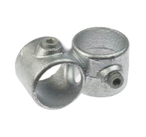 Gegalvaniseerde buiskoppelingen Open kruisstuk 48 mm bieden een sterke en betrouwbare oplossing om ALU buizen van 48 mm eenvoudig te