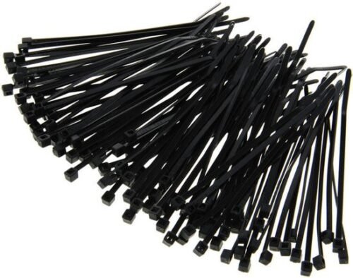 De kabelbinders TieWraps 300 mm x 7,6 mm zwart zijn stevige, hersluitbare kabelbinders met een handige lip, waardoor je ze