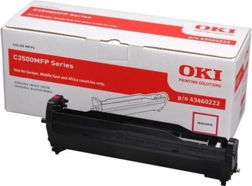 De OKI Cyan Image Drum voor C3520/C3530 MFP’s is een originele blauwe tonercomponent met een capaciteit tot 15.000 pagina’s, ideaal