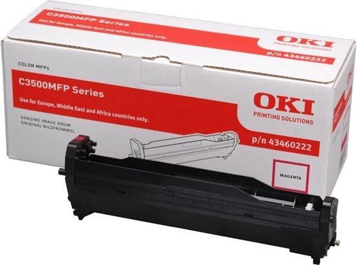 OKI Cyan Image Drum voor C3520/C3530 MFP’s Original 15000 pag. De OKI Cyan Image Drum voor C3520/C3530 MFP’s is een originele blauwe tonercomponent met een capaciteit tot 15.000 pagina’s, ideaal