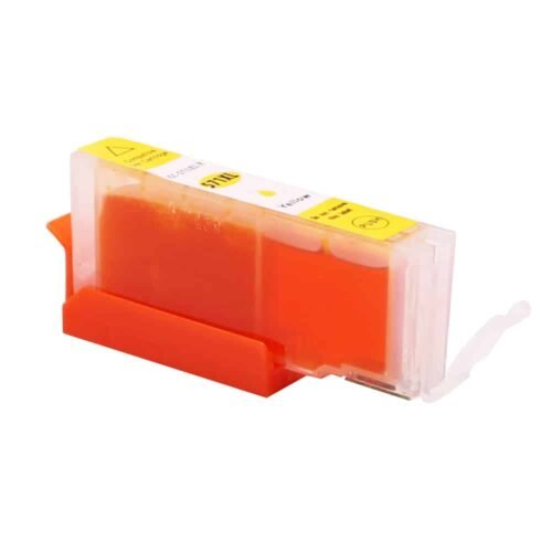 Deze Canon 0334C001 alternatieve inktcartridge in geel biedt een hoog XL-rendement tot 715 pagina’s en is geschikt voor diverse PIXMA-printers.