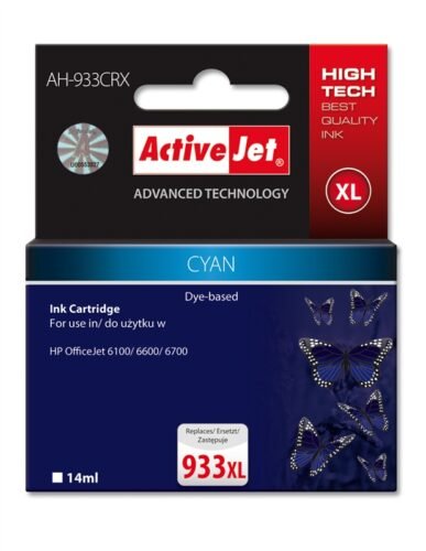 Het alternatief voor HP nr. 933 XL blauw is een betrouwbare keuze voor wie scherpe, heldere afdrukken wil maken zonder