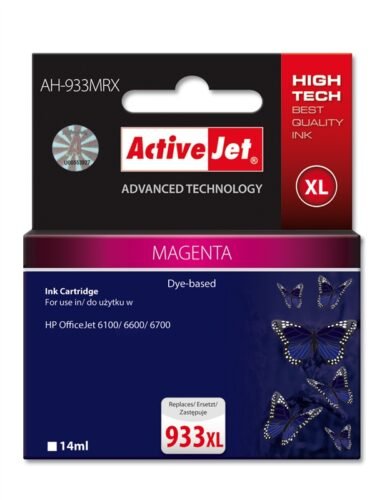 Het alternatief voor HP nr 933 XL Rood is een betrouwbare en voordelige keuze voor diverse HP OfficeJet-printers. Deze rode