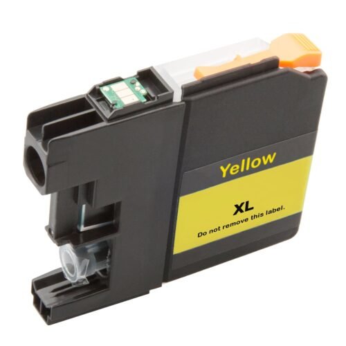Deze alternatieve Brother LC121 / LC123 XL Geel printkop is een betrouwbare keuze voor scherpe, heldere afdrukken en is eenvoudig