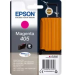 De EPSON Nr.405 WF inktcartridge magenta zorgt voor levendige kleurafdrukken en consistente kwaliteit bij alledaags printwerk. Met 5,4 ml inhoud