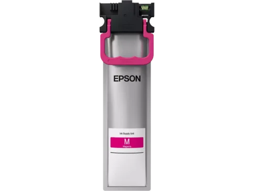 De EPSON Cartr. L WF Inkt magenta 3000 pagina’s (C13T11C340) is een originele magenta inktcartridge voor WorkForce Pro printers, ideaal