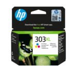 De HP 303XL originele high-capacity drie-kleuren inktcartridge levert scherpe, levendige kleuren en gaat tot 415 pagina’s mee. Ideaal voor diverse
