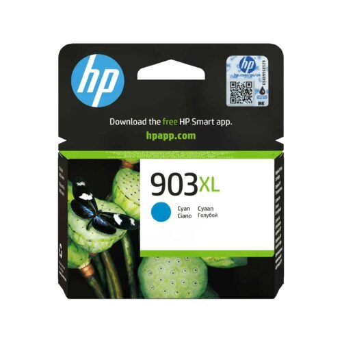 De HP 903XL originele high-capacity cyaan inktcartridge levert scherpe, betrouwbare afdrukken met een hoge opbrengst tot 750 pagina’s. Ideaal voor