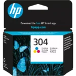 De HP 304 originele drie-kleuren inktcartridge levert heldere kleuren en is geschikt voor veel HP DeskJet- en ENVY-printers. Met een