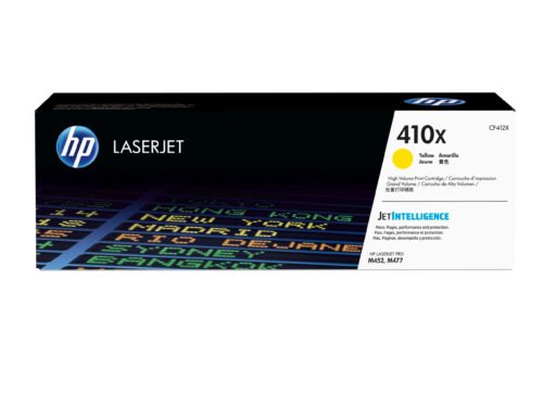 De HP 410X originele high-capacity gele LaserJet tonercartridge levert heldere, professionele afdrukken met een hoge paginaopbrengst van 5.000 pagina’s. Deze