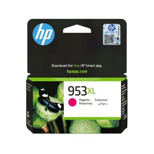 De HP 953XL originele high-capacity magenta inktcartridge levert heldere, duurzame afdrukken met een rendement tot 1450 pagina’s. Deze originele HP