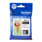 De Brother LC3213BK is een zwarte inktcartridge in enkele verpakking en levert tot 400 pagina’s scherpe afdrukken. Deze cartridge is