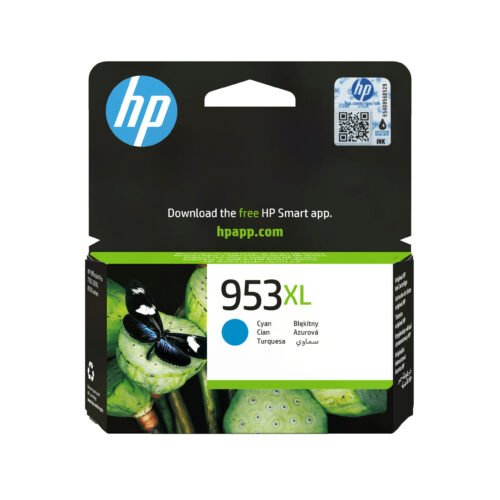 De HP 953XL originele high-capacity cyaan inktcartridge levert scherpe, betrouwbare afdrukken met een hoge paginacapaciteit van tot 1450 pagina’s. Ideaal