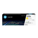De HP 220A originele LaserJet-tonercartridge in geel levert scherpe, betrouwbare afdrukken en gaat tot 1800 pagina’s mee. Ideaal voor diverse