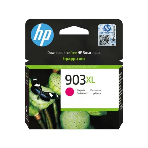 De HP 903XL originele high-capacity magenta inktcartridge levert scherpe, levendige kleuren en gaat tot 750 pagina’s mee. Ideaal voor diverse
