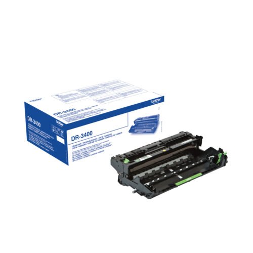De Brother DR-3400 is een originele toner die zorgt voor betrouwbare, scherpe afdrukken en brede compatibiliteit met diverse Brother laserprinters