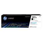 De HP 207A originele zwarte LaserJet tonercartridge levert scherpe, betrouwbare afdrukken en gaat tot 1350 pagina’s mee. Deze zwarte toner