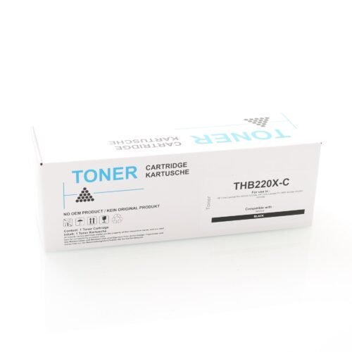 De HP 220X LaserJet-tonercartridge zwart is een betrouwbaar alternatief met een hoge paginaopbrengst van 7.500 pagina’s. Deze zwarte toner is