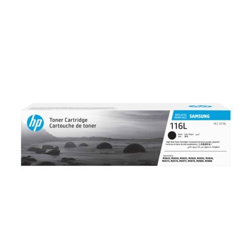 De Samsung MLT-D116L zwarte toner cartridge biedt een hoge opbrengst tot 3000 pagina’s en is geschikt voor een breed scala
