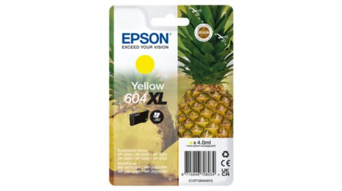 De Epson 604XL geel biedt een hoog rendement met tot 350 pagina’s afdrukcapaciteit, ideaal voor wie scherp en langdurig wil