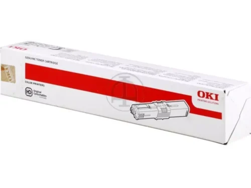 De OKI C/MC Toner cyaan levert scherpe, heldere afdrukken en gaat tot 2000 pagina’s mee. Deze toner is geschikt voor