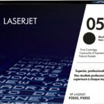 De HP 05A originele zwarte LaserJet tonercartridge levert scherpe, betrouwbare afdrukken en gaat tot 2300 pagina’s mee. Deze zwarte toner