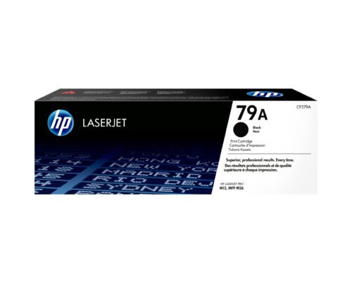 De HP 79A originele zwarte LaserJet tonercartridge levert scherpe, professionele afdrukken en is goed voor tot 1000 pagina’s. Deze zwarte
