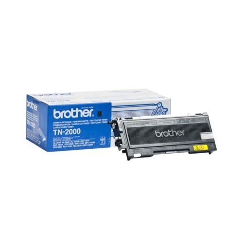 De Brother TN-2000 is een zwarte toner met een paginaopbrengst tot 2500 pagina’s, ideaal voor wie betrouwbaar en voordelig wil