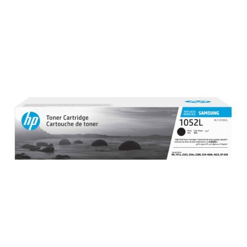 De Samsung MLT-D1052L zwarte tonercartridge levert tot 2500 pagina’s betrouwbare afdrukken en is geschikt voor diverse Samsung laserprinters en multifunctionals.