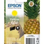 De Epson 604 inktcartridge met normaal rendement levert heldere gele afdrukken en is ideaal voor dagelijks gebruik. Deze losse cartridge
