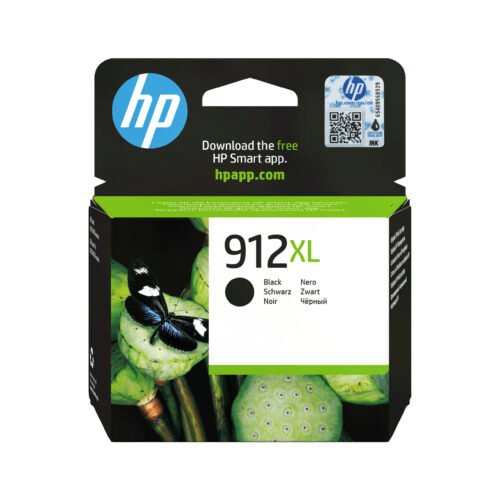 De HP 912XL originele high-capacity zwarte inktcartridge levert scherpe, betrouwbare afdrukken en gaat tot 720 pagina’s mee. Ideaal voor diverse