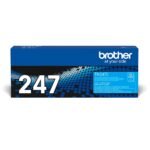 De Brother TN-247C cyaan tonercartridge levert tot 2300 pagina’s en is geschikt voor een brede range Brother laserprinters en multifunctionals.