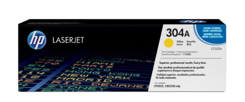 De HP 304A originele gele LaserJet tonercartridge levert scherpe, heldere afdrukken en is geschikt voor diverse HP Color LaserJet-printers. Met