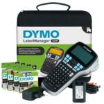 DYMO LabelManager 420P hoogpresterende oplaadbare draagbare labelmakerkit | ABC-toetsenbord met 4 rollen D1-labels en draagkoffer. USB-poort. Kleur van het product: