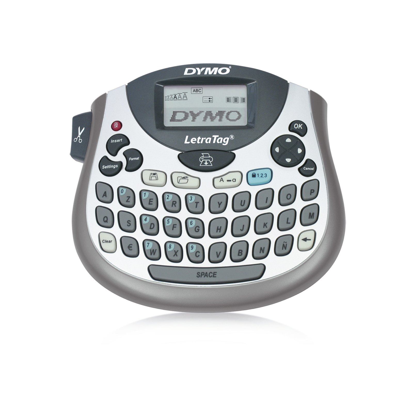 DYMO LetraTag ® ® 100T – AZERTY S0758360 DYMO LetraTag ® ® 100T – AZERTY. Printtechnologie: Direct thermisch, Maximale resolutie: 180 x 180 DPI. Toetsenbordindeling: AZERTY, Kleur van