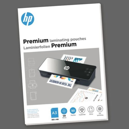 HP 9127 is een transparant glanzend A3-product van 303 x 426 mm, verpakt per 50 stuks en ideaal voor een