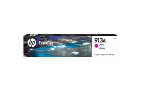 De HP 913A originele magenta PageWide cartridge levert heldere, professionele afdrukken met pigmentinkt en een capaciteit van 3000 pagina’s. Deze