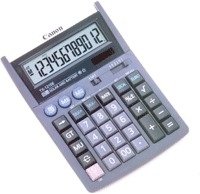 Canon TX-1210E. Vormfactor: Desktop, Soort: Rekenmachine met display. Cijfers: 12 cijfers, Tekstregels: 1 regels, Beeldscherm kanteling. Geheugenregisters: 2. Valuta omrekenaar.