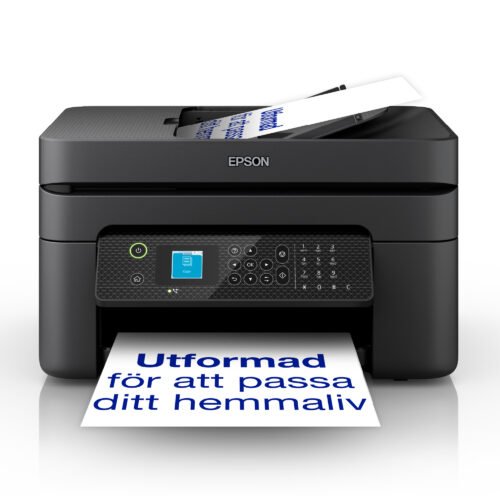 De Epson WorkForce WF-2930DWF is een compacte all-in-one inkjetprinter waarmee je eenvoudig in kleur print, kopieert, scant en faxt. Dankzij