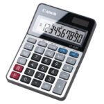 Canon LS-102 TC. Vormfactor: Desktop, Soort: Basisrekenmachine. Cijfers: 10 cijfers. Valuta omrekenaar, Belasting berekening. Stroombron: Batterij/Zonne-energie. Kleur van het product: