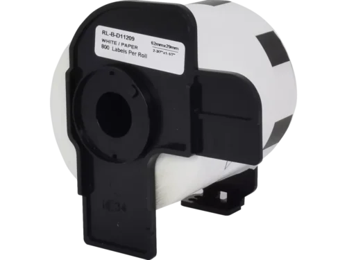 Het alternatief voor Brother DK-11209 is een betrouwbare labelrol met 800 zwart-op-wit labels, geschikt voor diverse Brother QL-printers. Dankzij het