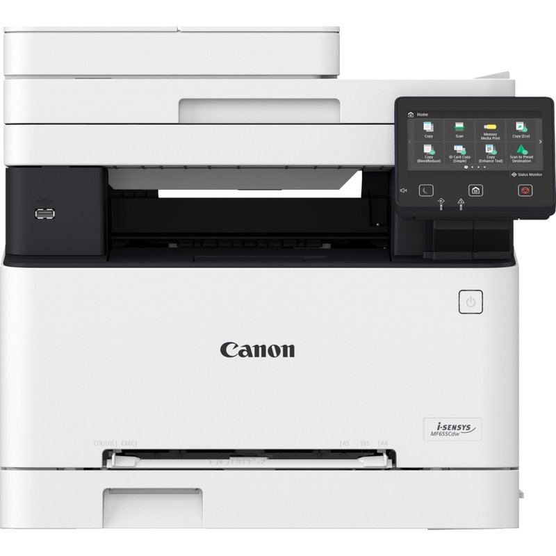 Canon i-SENSYS MF655Cw Laser A4 1200 x 1200 DPI 21 ppm Wifi 5158C015 Canon i-SENSYS MF655Cw. Printtechnologie: Laser, Printen: Afdrukken in kleur, Maximale resolutie: 1200 x 1200 DPI. Kopiƫren: Kopiƫren in kleur, Maximale