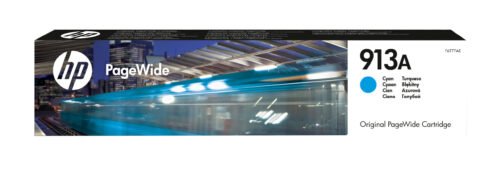 De HP 913A originele cyaan PageWide cartridge levert scherpe, betrouwbare cyaanprints met een opbrengst tot 3000 pagina’s. Ideaal voor diverse