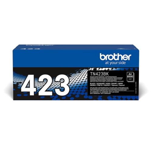 De Brother TN-423BK is een zwarte tonercartridge die zorgt voor scherpe, professionele afdrukken. Deze cartridge is geschikt voor diverse Brother