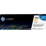 De HP 125A originele gele LaserJet tonercartridge levert scherpe, heldere afdrukken en een betrouwbare paginaopbrengst van tot wel 1400 pagina’s.