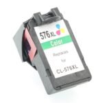 De Canon CL-576XL is een alternatief inktcartridge met hoog XL-rendement, geschikt voor scherpe en levendige kleurenprints tot 300 pagina’s. Deze